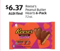 Aldi Reese's Peanut Butter Hearts 6-Pack offer
