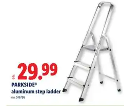 Lidl PARKSIDE aluminum step ladder offer
