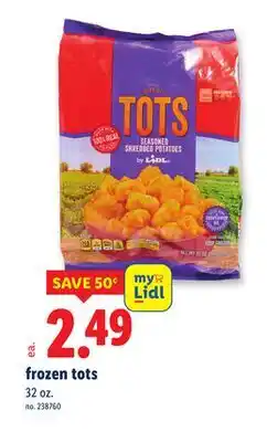 Lidl frozen tots offer