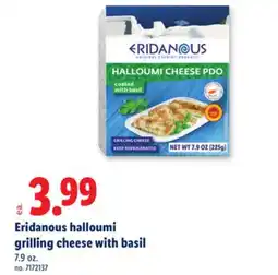 Lidl Eridanous halloumi grilling cheese with basil offer