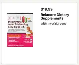 Walgreens Relacore Dietary Supplements offer