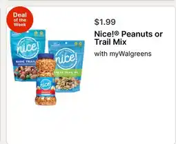 Walgreens Nice! Peanuts or Trail Mix offer