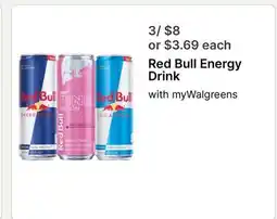 Walgreens Red Bull Energy Drink offer
