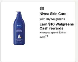 Walgreens Nivea Skin Care offer