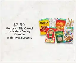 Walgreens General Mills Cereal or Nature Valley Granola offer