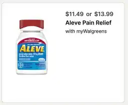Walgreens Aleve Pain Relief offer