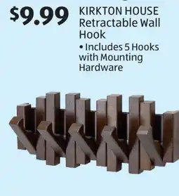 Aldi KIRKTON HOUSE Retractable Wall Hook offer