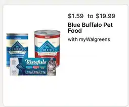 Walgreens Blue Buffalo Pet Food offer