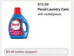 Walgreens Persil Laundry Care offer