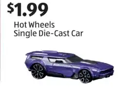Aldi Hot Wheels Single Die-Cast Car offer