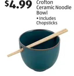 Aldi Crofton Ceramic Noodle Bowl offer