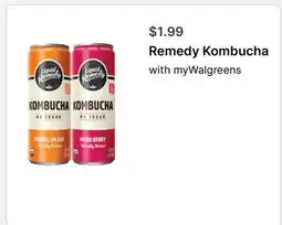 Walgreens Remedy Kombucha offer