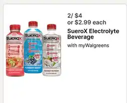 Walgreens SueroX Electrolyte Beverage offer