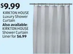 Aldi KIRKTON HOUSE Luxury Shower Curtain offer