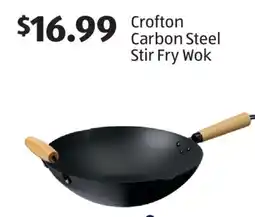 Aldi Crofton Carbon Steel Stir Fry Wok offer