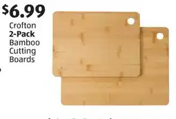 Aldi Crofton 2-Pack Bamboo Cutting Boards offer
