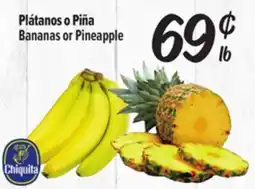 El Super Fresh Bananas or Pineapple offer