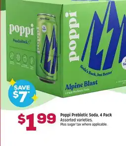 Grocery Outlet Poppi Prebiotic Soda offer