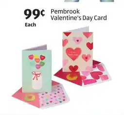 Aldi Pembrook Valentine's Day Card offer
