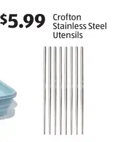 Aldi Crofton Stainless Steel Utensils offer