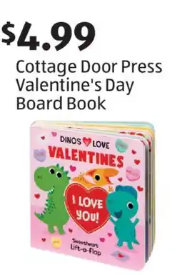 Aldi Cottage Door Press Valentine's Day Board Book offer