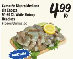 El Super Fresh 51-60 Ct. White Shrimp Headless offer