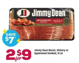 Grocery Outlet Jimmy Dean Bacon, Hickory or Applewood Smoked offer