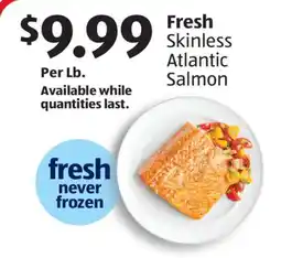 Aldi Fresh Skinless Atlantic Salmon offer