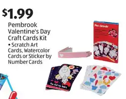 Aldi Pembrook Valentine's Day Craft Cards Kit offer