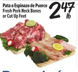 El Super Fresh Fresh Pork Neck Bones or Cut Up Feet offer