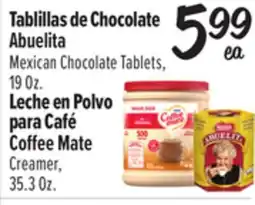 El Super Abuelita Mexican Chocolate Tablets, 19 Oz., Coffee Mate Creamer, 35.3Oz offer