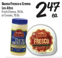 El Super Fresh Cheese, 10Oz.or Creams, 15Oz offer