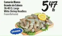El Super 36-40Ct. Large White Shrimp Headless offer