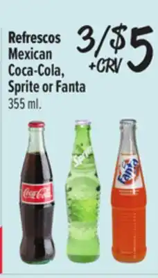 El Super Mexican Coca-Cola, Sprite or Fanta offer