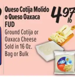 El Super Ground Cotija or Oaxaca Cheese offer