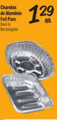 El Super Foil Pans Oval or Rectangular offer