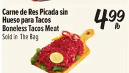 El Super Boneless Tacos Meat offer