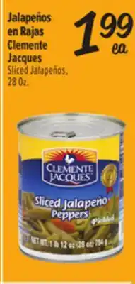 El Super Clemente Jacques Sliced Jalapeños offer