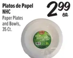 El Super NHC Paper Plates and Bowls offer