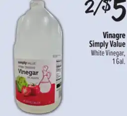 El Super Simply Value White Vinegar offer