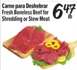 El Super Fresh Boneless Beef for Shredding or Stew Meat offer