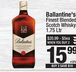 Super King Markets Ballantine's Finest Blended Scotch Whisky offer