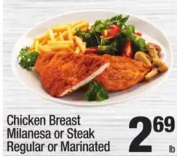Super King Markets Chicken Breast Milanesa or Steak Regular or Marinated offer