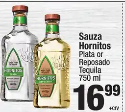 Super King Markets Sauza Hornitos Plata or Reposado Tequila offer