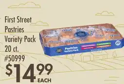 Smart & Final First Street Pastries Variety Pack offer