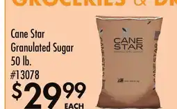 Smart & Final Cane Star Granulated Sugar offer