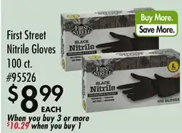 Smart & Final First Street Nitrile Gloves offer