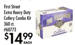 Smart & Final First Street Extra Heavy Duty Cutlery Combo Kit offer