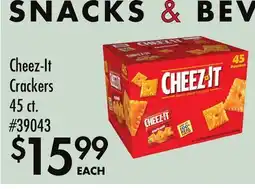 Smart & Final Cheez-It Crackers offer