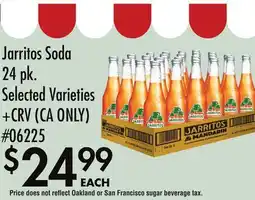 Smart & Final Jarritos Soda offer